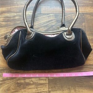 Elegant Black and Brown Women's Handbag